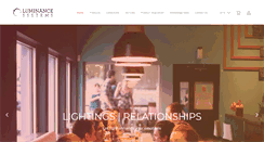 Desktop Screenshot of luminancesys.com